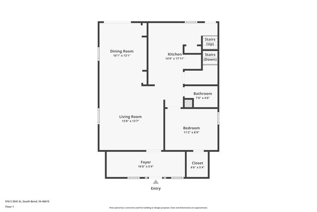 916 S 35th Street, South Bend, IN 46615