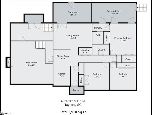4 Cardinal Drive, Taylors, SC 29687