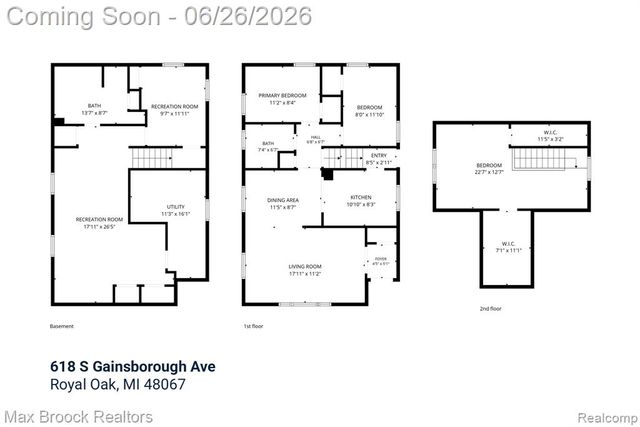 618 S Gainsborough Avenue, Royal Oak, MI 48067