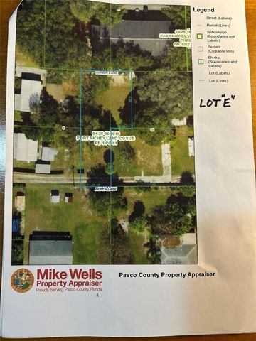 CORBIN LANE, New Port Richey, FL 34653