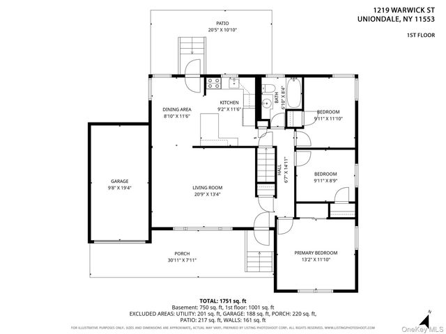 1219 Warwick Street, Uniondale, NY 11553