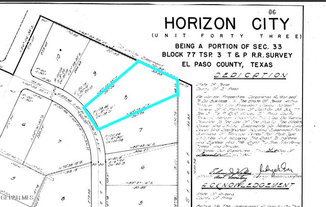 1.31 Acres East Point Street, El Paso, TX 79928