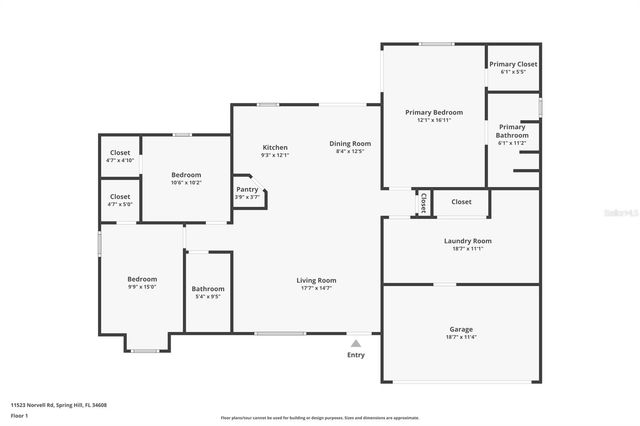 11523 NORVELL ROAD, Spring Hill, FL 34608