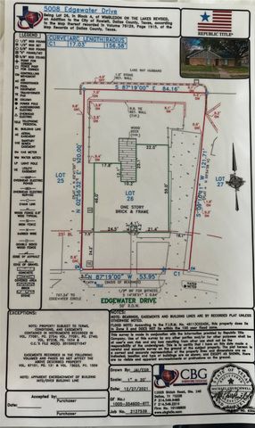 5008 Edgewater Drive, Rowlett, TX 75088