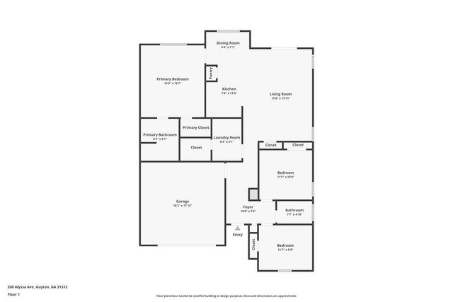 208 Alyssa Avenue, Guyton, GA 31312