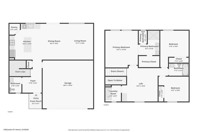 1258 Justice Place, Hemet, CA 92543