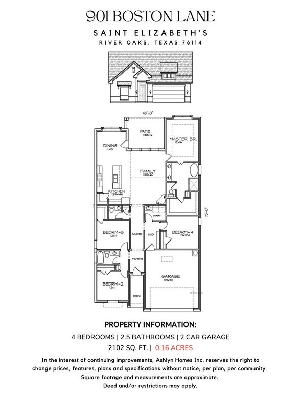 901 Boston Lane, River Oaks, TX 76114