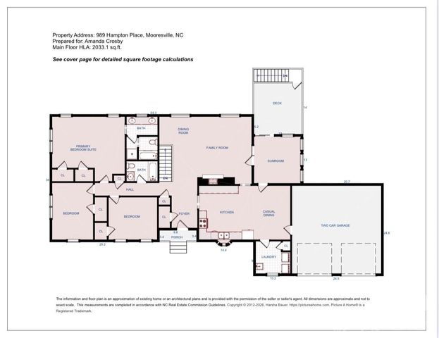 989 Hampton Place, Mooresville, NC 28115
