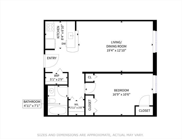 42 8th St 2110, Boston, MA 02129