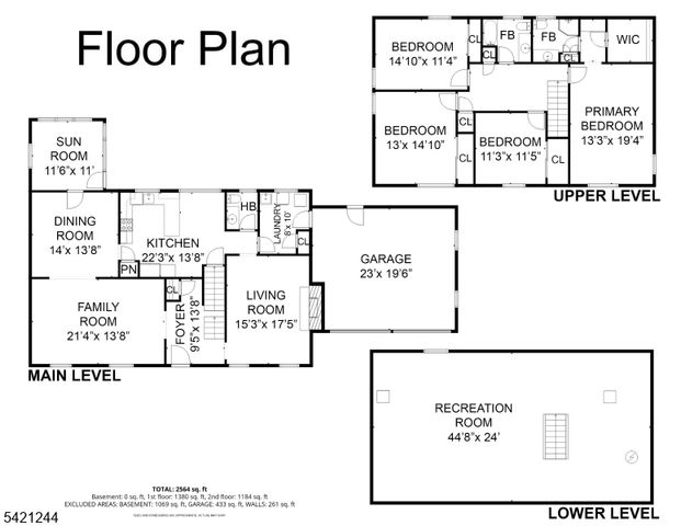 5 BROOK CT, Parsippany-troy Hills Twp., NJ 07054