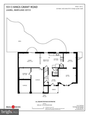 9313 KINGS GRANT RD, Laurel, MD 20723