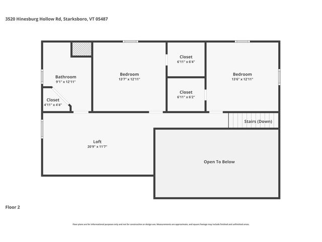 3520 Hinesburg Hollow Road, Starksboro, VT 05487