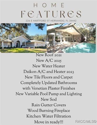 226 E Hartford Street, Hernando, FL 34442