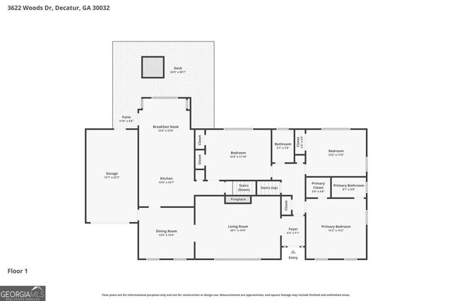 3622 Woods Drive, Decatur, GA 30032