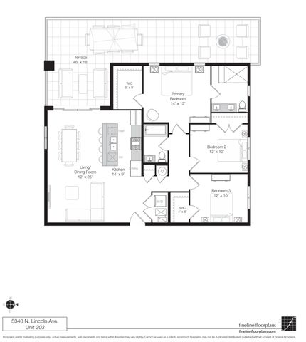 5340 N Lincoln Avenue 203, Chicago, IL 60625