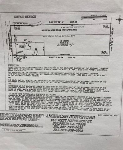 628 S Post Oak Road, Sulphur, LA 70663
