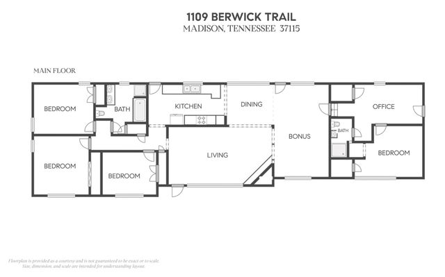 1109 Berwick Trl, Madison, TN 37115