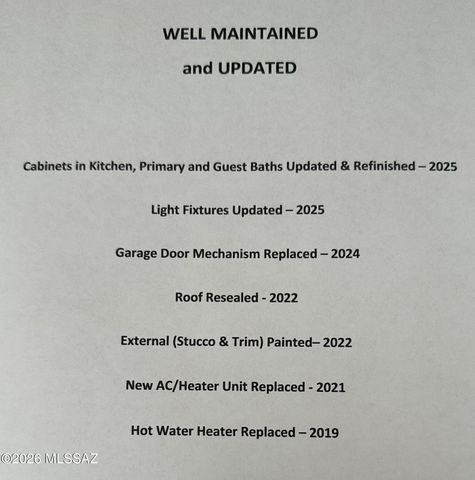 5565 N Sapphire Drive, Tucson, AZ 85750