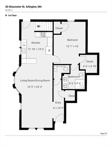 30 Gloucester St 30, Arlington, MA 02476