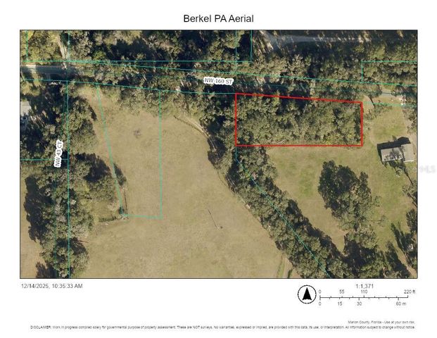 TBD NW 160TH STREET, Reddick, FL 32686