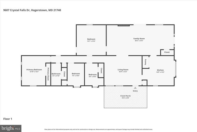9607 CRYSTAL FALLS DR, Hagerstown, MD 21740