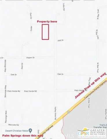 0 Cedar Dr, Morongo Valley, CA 92256