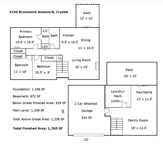 3230 Brunswick Avenue N, Crystal, MN 55422