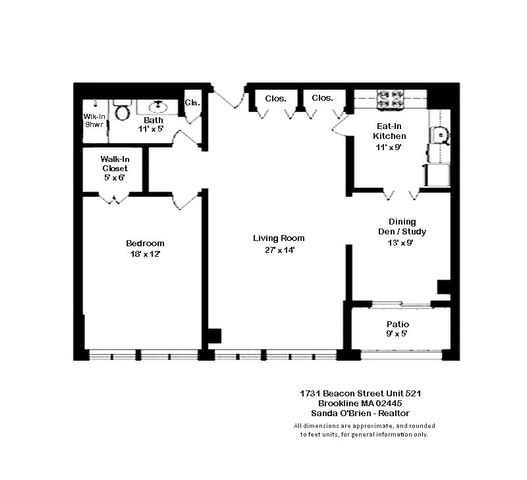 1731 Beacon 521, Brookline, MA 02445