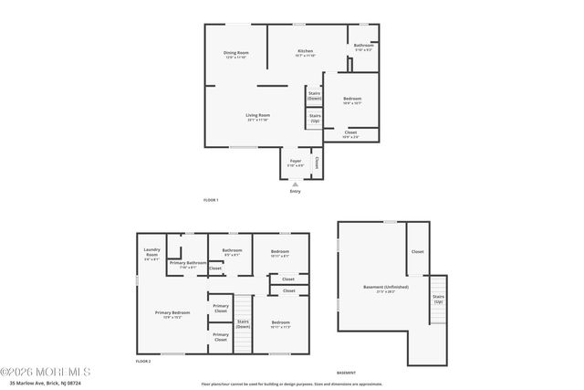 35 Marlow Avenue, Brick, NJ 08724