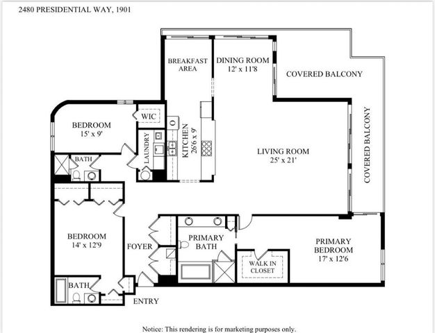 2480 Presidential Way 1901, West Palm Beach, FL 33401