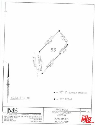 163 Apache, Topanga (los Angeles), CA 90290