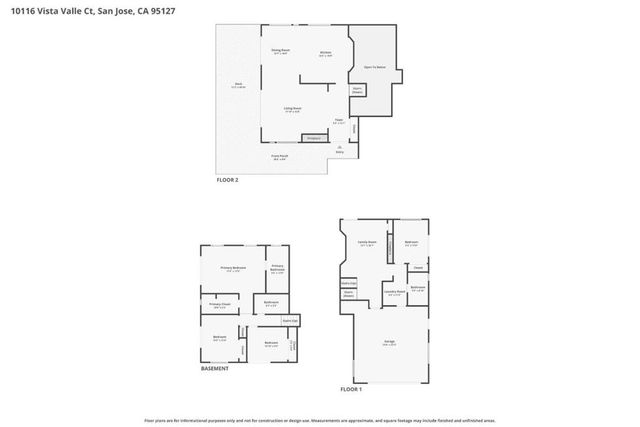 10116 Vista Valle Court, San Jose, CA 95127