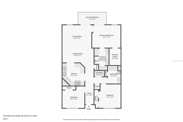 2315 UPPER PARK ROAD 302, Orlando, FL 32814