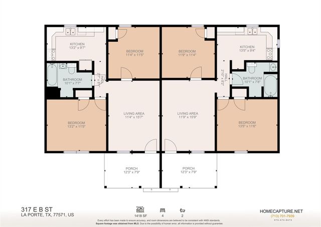 317-319 E B Street, La Porte, TX 77571