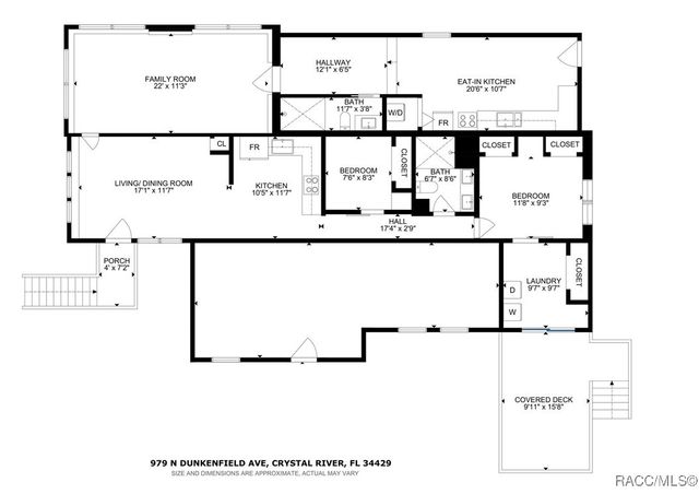 979 N Dunkenfield Avenue, Crystal River, FL 34429