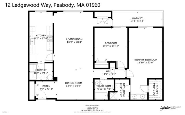 12 Ledgewood Way 21, Peabody, MA 01960