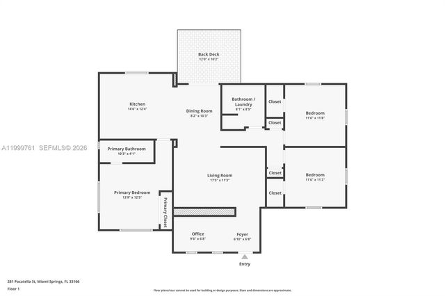 281 Pocatella St, Miami Springs, FL 33166