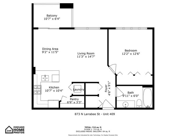 873 N Larrabee Street 409, Chicago, IL 60610