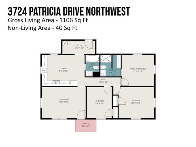 3724 Patricia Drive NW, Concord, NC 28027
