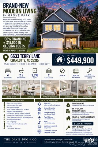 6633 Terry Lane, Charlotte, NC 28215