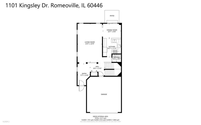 1101 Kingsley Drive 1, Romeoville, IL 60446