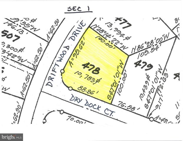 LOT 478 DRIFTWOOD DR, Greenbackville, VA 23356