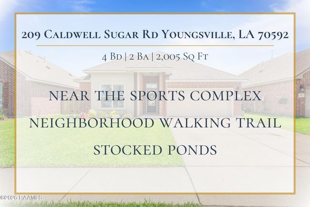 209 Caldwell Sugar Road, Youngsville, LA 70592