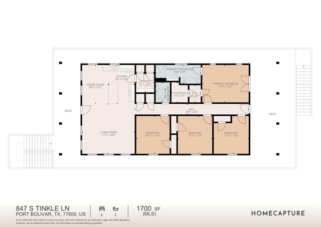847 S Tinkle Lane, Crystal Beach, TX 77650