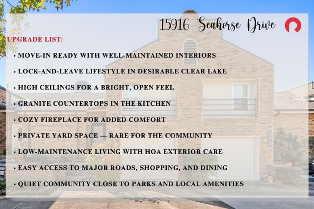 15916 Seahorse Drive, Houston, TX 77062