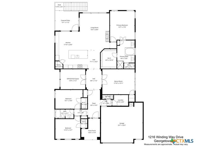 1216 Winding Way Drive, Georgetown, TX 78628