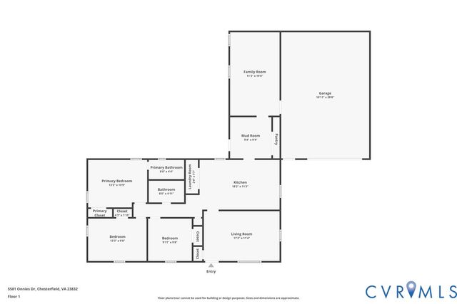 5581 Onnies Dr, Chesterfield, VA 23832