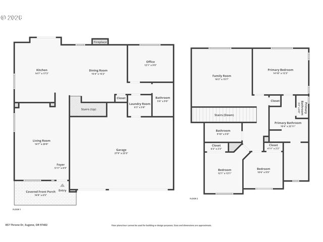 857 THRONE Dr, Eugene, OR 97402