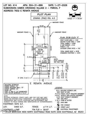 7832 E RENATA Avenue, Mesa, AZ 85212