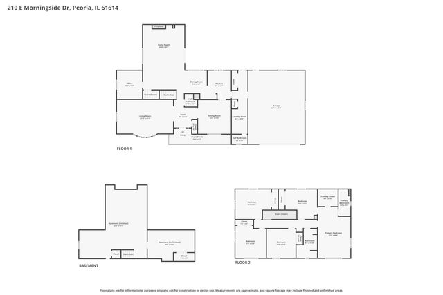 210 E MORNINGSIDE Drive, Peoria, IL 61614